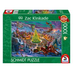   Schmidt Spiele Santas's North Pole (58609) Kirakó ZAC KINKADE 1000 db