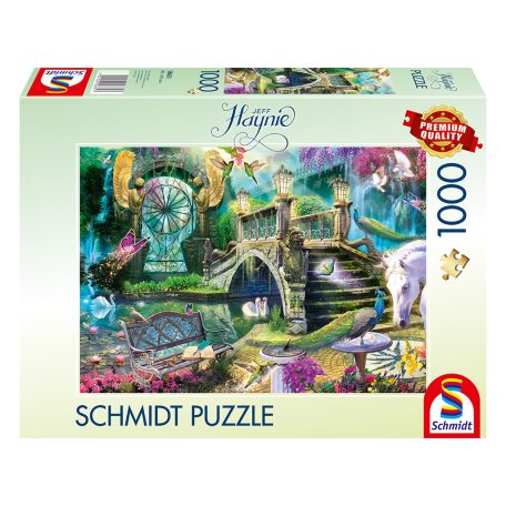 Schmidt Spiele The secret garden (58631) Kirakó JEFF HAYNIE 1000 db