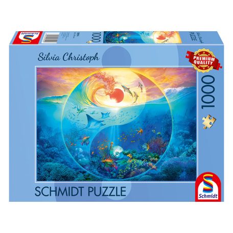 Schmidt Spiele Yin & Yang, In the realm of marine animals (58594) Kirakó SILVIA CHRISTOPH 1000 db