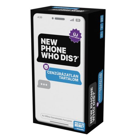 What do you meme? New Phone, Who Dis? Cenzúrázatlan tartalom társasjáték
