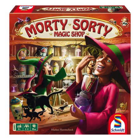 Schmidt Spiele Morty Sorty Magic Shop (49468) Társasjáték (Magyar játékszabállyal) 