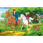 Schmidt Spiele Bibi & Tina, Puzzle-Box, 2x100, 2x150 db (55609) Gyerek kirakó 