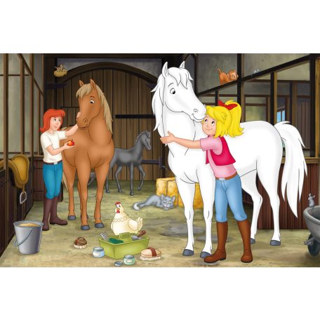 Schmidt Spiele Bibi & Tina, Puzzle-Box, 2x100, 2x150 db (55609) Gyerek kirakó 