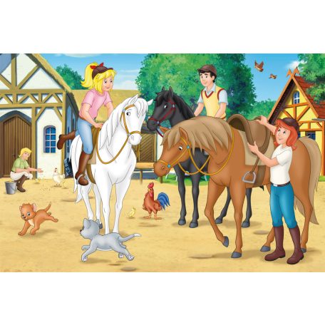 Schmidt Spiele Bibi & Tina, Puzzle-Box, 2x100, 2x150 db (55609) Gyerek kirakó 