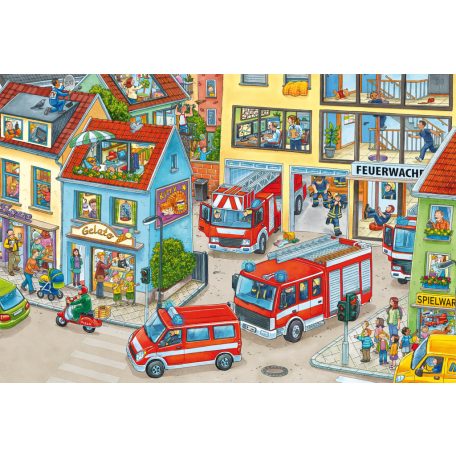 Schmidt Spiele Fire brigade 3x24 db (56580) Gyerek kirakó 