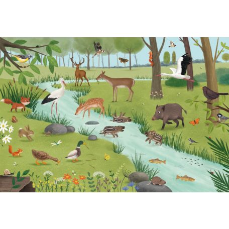 Schmidt Spiele Forest and meadow animals 3x24 db (56581) Gyerek kirakó 
