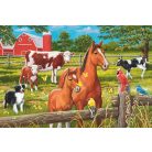 Schmidt Spiele Animals on the farm 3x48 db (56579) Gyerek kirakó 