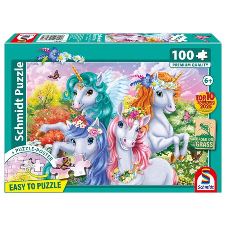 Schmidt Spiele Unicorn snapshot 100 db (56583) Gyerek kirakó 