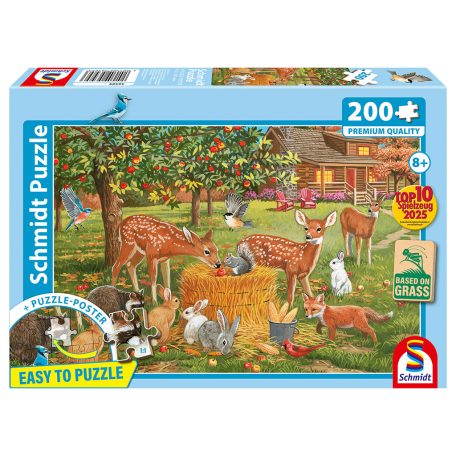 Schmidt Spiele Animal picnic 200 db (56589) Gyerek kirakó 