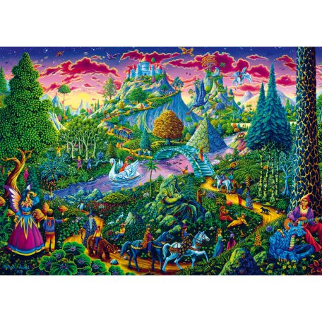 Schmidt Spiele Fantastic fairy world (58612) Kirakó MICHAEL FISCHEL 1000 db
