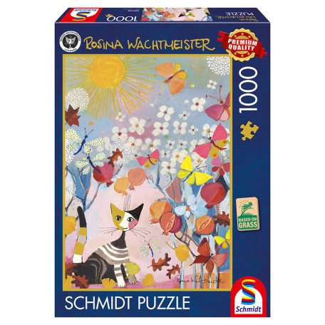 Schmidt Spiele Striped kitten (58658) Kirakó ROSINA WACHTMEISTER 1000 db