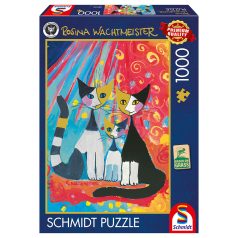   Schmidt Spiele Happy cat family (58659) Kirakó ROSINA WACHTMEISTER 1000 db