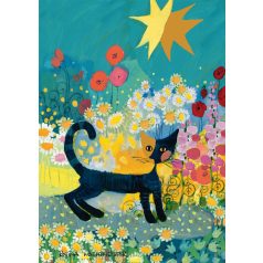   Schmidt Spiele Cat in a sea of blossom (58661) Kirakó ROSINA WACHTMEISTER 1000 db