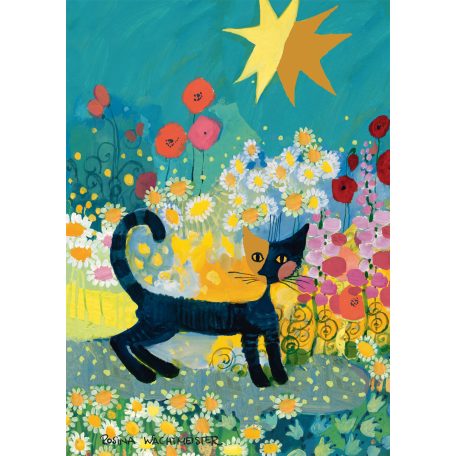 Schmidt Spiele Cat in a sea of blossom (58661) Kirakó ROSINA WACHTMEISTER 1000 db