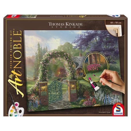 Schmidt Spiele Hummingbird Cottage (46166) Thomas Kinkade 1000 db festhető Kirakó