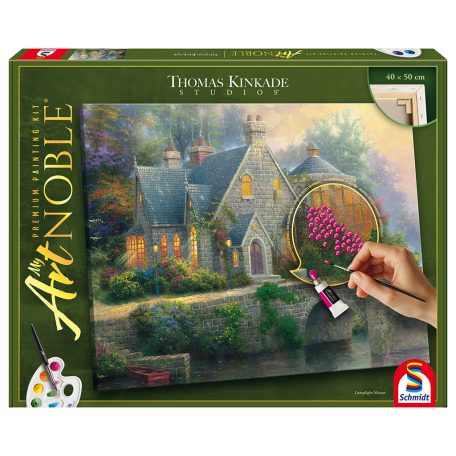 Schmidt Spiele Lamplight Manor (46167) Thomas Kinkade 1000 db festhető Kirakó