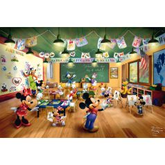   Schmidt Spiele Mickey and Minnie, Schoolhouse (56599) Kirakó 200 db Thomas Kinkade