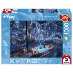   Schmidt Spiele Disney, Frozen, Love and Magic (58052) Kirakó 1000 db Thomas Kinkade