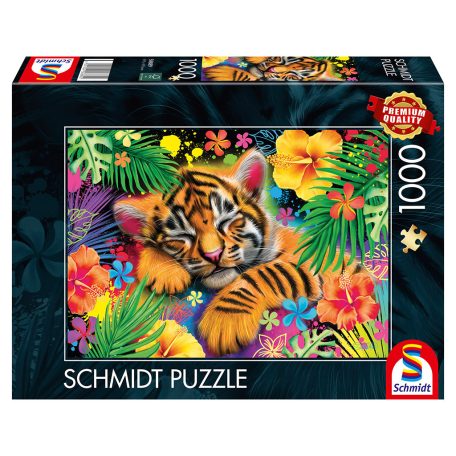 Schmidt Spiele Tiger cub (58889) Kirakó 1000 db