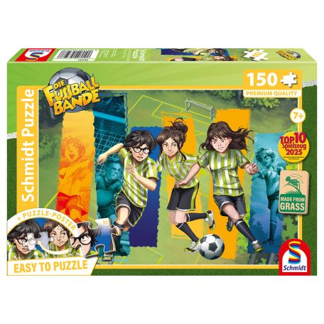 Schmidt Spiele Die Fussballbande, Das Team der Fussballbande, 150 db (56597) Gyerek kirakó 