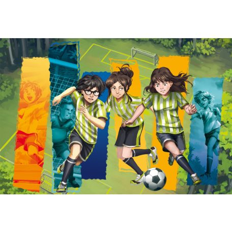 Schmidt Spiele Die Fussballbande, Das Team der Fussballbande, 150 db (56597) Gyerek kirakó 