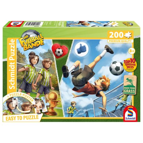 Schmidt Spiele Die Fussballbande, Leons Fallrückzieher, 200 db (56598) Gyerek kirakó 