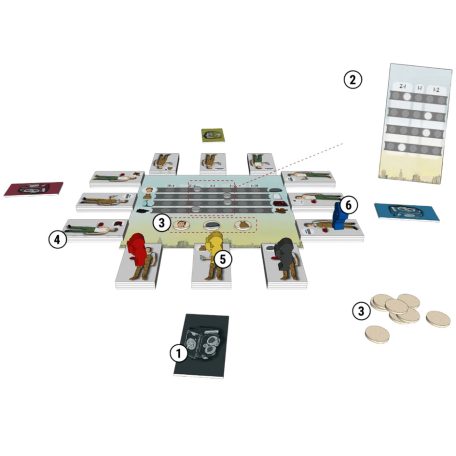 Ebéd a felhőkarcoló tetején társasjáték