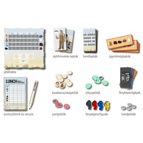 Ebéd a felhőkarcoló tetején társasjáték