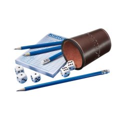   Schmidt Spiele Kniffel - Kockapóker bőr dobópohárral társasjáték (49030) 