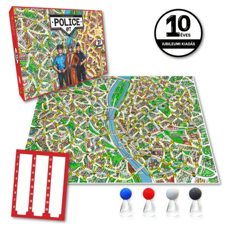 Police 07 Reloaded társasjáték - 10 éves jubileumi kiadás