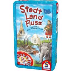   Schmidt Spiele Város, Ország, Folyó társasjáték fémdobozban (51212) 