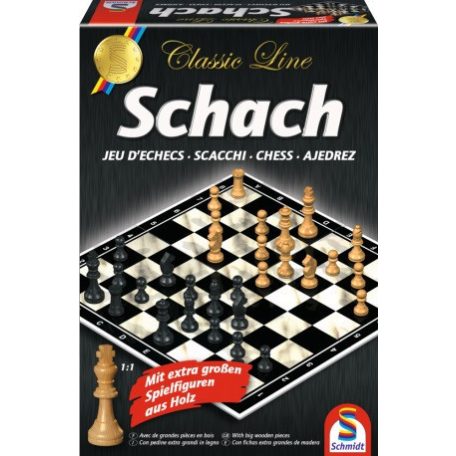 Schmidt Spiele Sakk nagy figurákkal társasjáték (49082) 