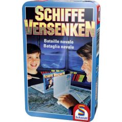   Schmidt Spiele Torpedó társasjáték fémdobozban (51205) (Letölthető magyar játékszabállyal) 